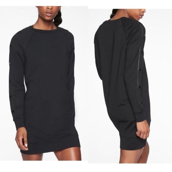 Athleta "Snappy" Sweatshirt Dress/Tunic size XS - Picture 2 of 5